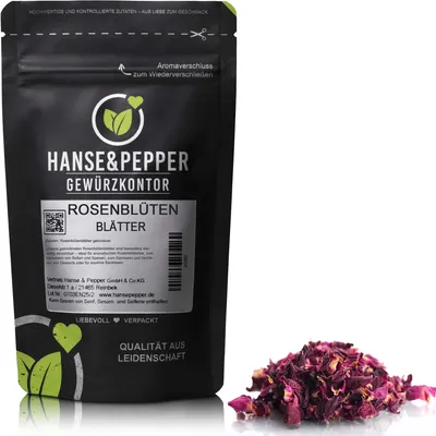 Produktbild von 500g Rosenblütenblätter - getrocknet