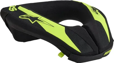 Zdjęcie produktu dla Ochraniacz na kark Alpinestars Sequence dla młodzieży, do motocrossu, kolor neonowy żółty/czarny, rozmiar L/XL