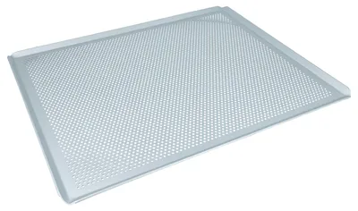 Produktbild von vhbw Backblech für Backofen - 45,5 x 37,5 x 1 cm Silber, Perforiert