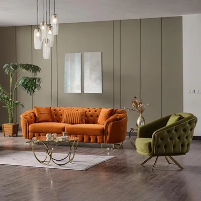Zdjęcie produktu dla Zestaw sof do salonu fotel zestaw sof sofa 3 siedzenia fotel wysoka jakość