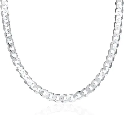 Produktbild von Silberkette Herren aus 925er Sterling Silber 7mm JEWLIX (45cm)