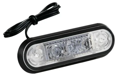 Image de Kit 20 pièces, feu de gabarit avec 3 LED, montage encastré, 9/32V - Blanc