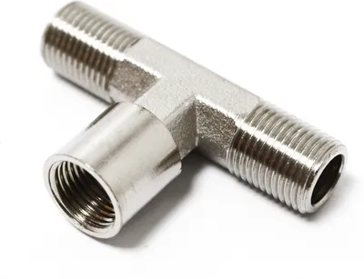 Zdjęcie produktu dla Adapter rozdzielacza aerografu 2x9,51 mm (1/8") AG 1x9,51 mm (1/8") IG