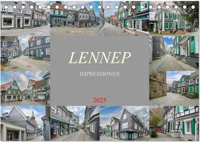 Produktbild von Lennep Impressionen (Tischkalender 2025 DIN A5 quer), CALVENDO Monatskalender