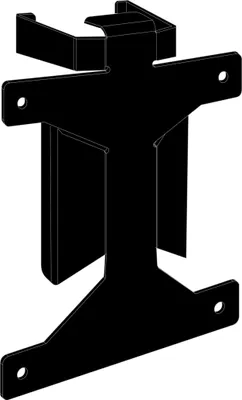 Produktbild von iiyama MD BRPCV05, Monitor-Stativ CPU-Halterung, SFF, Schwarz
