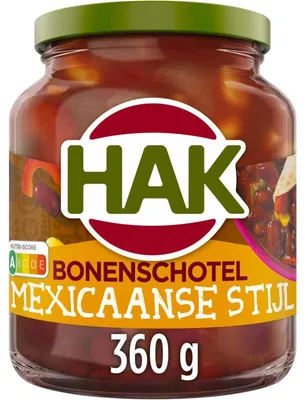 Immagine prodotto di Hak Mix di fagioli messicani 370g – Miscela di fagioli piccanti con mais, qualità Kaufland