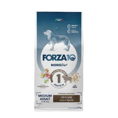Obrázek produktu pro Forza10 Medium MonoDiet bohaté na jehněčí pro psy 12kg