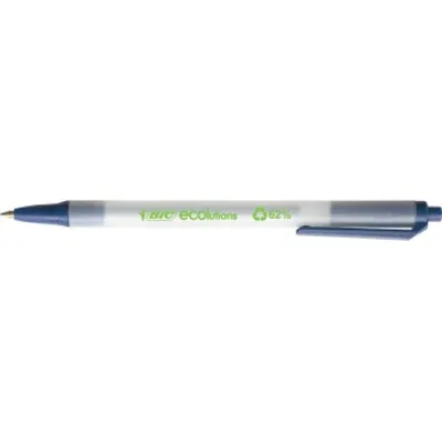 Image de BiC® 8806891 Stylo à bille rétractable Ecolutions Clic Stic, 0,4 mm, bleu