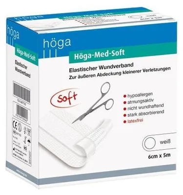 Produktbild von Höga-Med-Soft 6cmx5m weiß 1 St