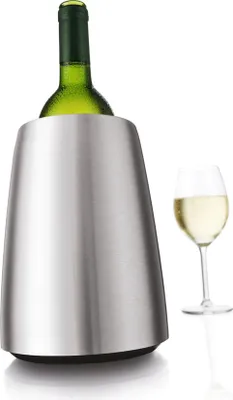 Obrázek produktu pro Vacu Vin Active Wine Cooler Elegant, Skleněná lahev, Víno, Metalická, Jednobarevný, 5 min, 1 kusů