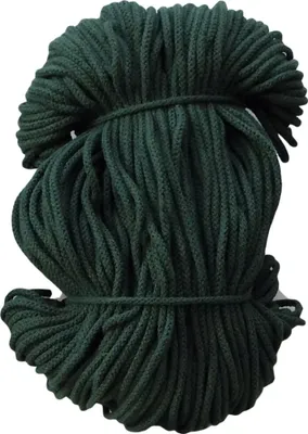Produktbild von Ø 4 mm x 100 m Baumwollkordel Kordel Baumwolle 100 % Baumwollschnur Dunkelgrün Ø 4 mm