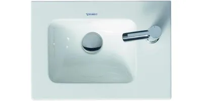 Produktbild von Handwaschbecken ME by Starck m ÜL m HLB 430x300mm 1 Hahnloch weiß WG weiß