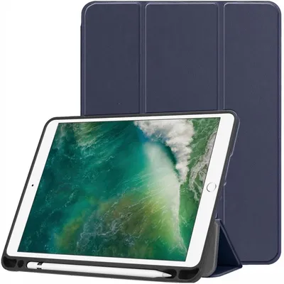 Imagen del producto de Funda Trí­ptica tipo Libro para Apple iPad 6 (2018) 9.7 pulgada / iPad 5 (2017) 9.7 pulgada / Air 2 (2014)/Air 1 (2013) - Azul oscuro