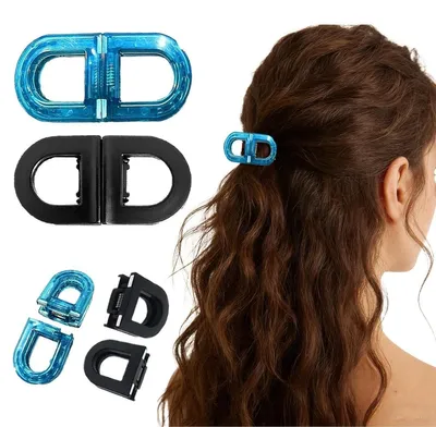 Image de INF Pinces magnétiques cheveux 2 pcs ABS et aimant 7.66cm tenue sans plis