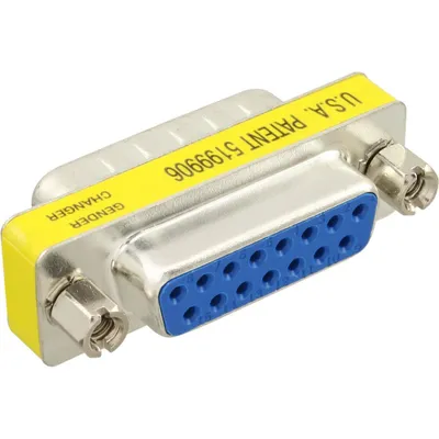 Immagine prodotto di InLine® Mini scambiatore di genere, 15 pin (Game), spina/presa