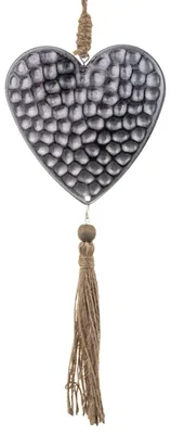 Produktbild von Herzanhänger Aus Metall 24X10X1
