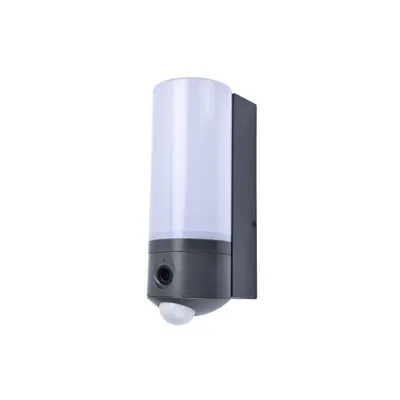 Zdjęcie produktu dla Kinkiet zewnętrzny LED z czujnikiem POLLUX antracyt 19W Odcienie bieli 1200lm aluminium wym:23,6x8x11,1cm IP44 Lutec