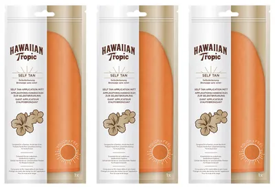 Obrázek produktu pro Hawaiian Tropic Aplikační rukavice na samoopalování, sada 3 ks