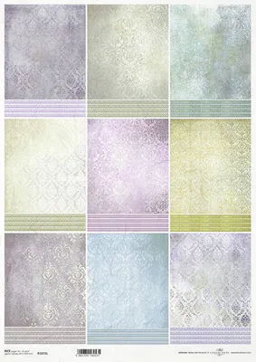 Produktbild von Reispapier für Decoupage A3 ITD-1060L Frühlingsblumen