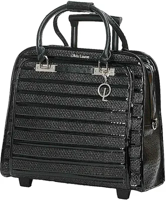 Produktbild von Damen Aktentasche Lehrertasche, Trolley auf Rollen Schwarz Bowatex
