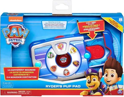 Obrázok produktu pre PAW Patrol PAW RLP Ryders Pup Pad Sound Only GML, 3 rok / roky, Zvukové efekty, Vyžadované batérie, AAA, Viacfarebný