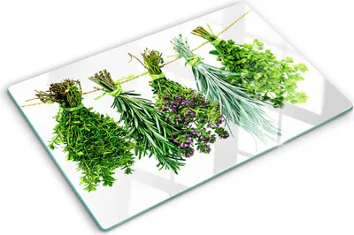 Obrázok produktu pre Sklenená ochranná doska – Kryt varnej dosky – Kryt na indukčnú dosku – 80x52 cm – Rýchle čistenie – Tvrdené sklo – Bylinná šnúrka