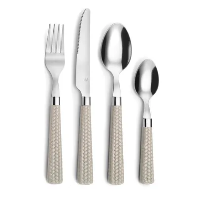 Produktbild von Besteck-Set Amefa Paille Grau 24 Stück Metall