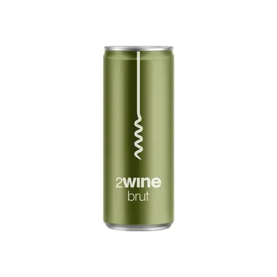 Produktbild von 2Wine Brut Dose (12 x 250 ml)