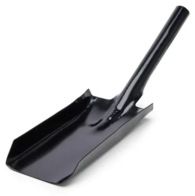 Productafbeelding van Kolenschep - Koolschep - Metalen schep met houten handvat - 37 x 11 cm