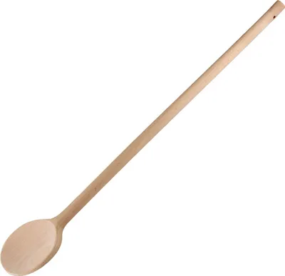 Produktbild von FMprofessional Kochlöffel 70 cm, Holzkochlöffel mit runder Löffelfläche, Kochlöffel zum Umrühren und Zubereiten (Farbe: Braun)