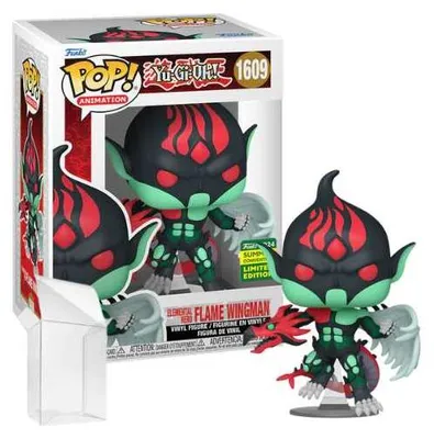 Produktbild von Funko Pop! Animation: Yu-Gi-Oh – Elementarheld Flammenflügelmann #1609 [Exklusiv für die Sommer-Convention 2024]