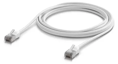 Zdjęcie produktu dla Ubiquiti UACC-Cable-Patch-Outdoor-C6A-3M-W, 3 m, Cat6a, F/UTP (FTP), RJ-45, RJ-45, Biały