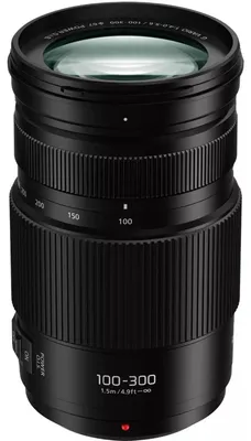 Produktbild von Panasonic Lumix G X Vario H-FSA100300E, Telezoom-Objektiv, 17/12, 100 - 300 mm, Bildstabilisator, Micro Four Thirds (MFT), Autofokus