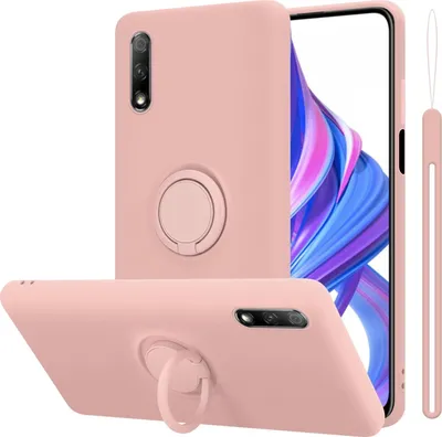 Immagine prodotto di Cadorabo custodia per Honor 9X custodia protettiva in rosa custodia per telefono cellulare TPU custodia cover