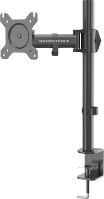 Produktbild von Rockstable Monitorarm, 13-32 Zoll Flat oder Curved Bildschirme, Monitorhalterung max. 8kg pro Monitor, VESA 75x75/100x100, Schwarz