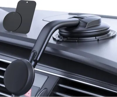 Produktbild von Auto-Handyhalterung [Starke Magnete] für Armaturenbrett und Windschutzscheibe, Saugnapf-Handyhalterung, geeignet für iPhone und Android-Autohalterung