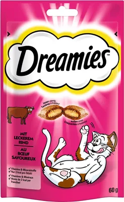 Produktbild von Dreamies 4008429037948, Adult, Rind, 60 g