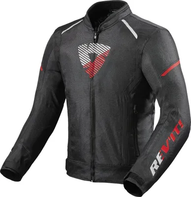 Immagine prodotto di Giacca da moto Revit Sprint H20, nero/rosso neon, M