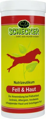 Produktbild von Schecker - Nutrizeutikum Fell und Haut bei Allergien, Juckreiz und Fellverlust