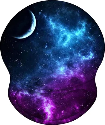 Immagine prodotto di Mousepad ergonomico con cuscino in gel e motivo - poggiapolsi, tappetino antiscivolo