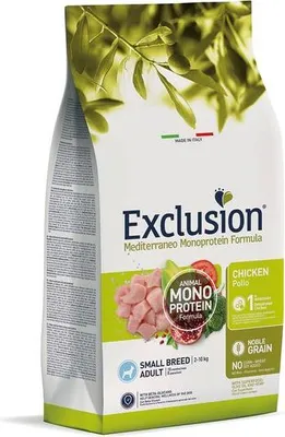 Obrázek produktu pro Exclusion NGACS07, Dospělý jedinec, Malý (5-10 kilogramů), Kuřecí maso, 7 kg
