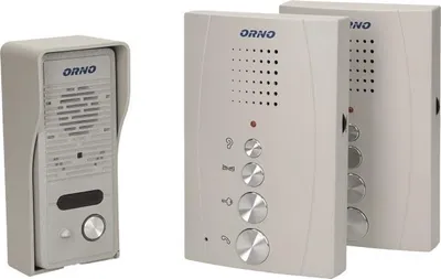 Immagine prodotto di Sistema citofonico monofamiliare, senza cuffie, grigio, ELUVIO INTERCOM OR-DOM-RE-920/G