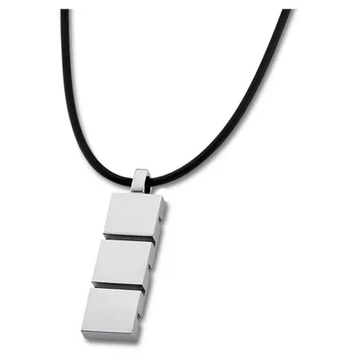 Produktbild von Lotus Style Halskette Edelstahl LS1796-1/1 silber schwarz Herren JLS1796-1-1