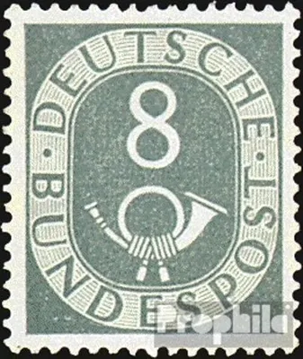 Produktbild von Briefmarken BRD (BR.Deutschland) 1951 Mi 127 gestempelt Posthorn