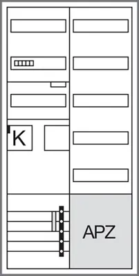 Produktbild von Hager Komplettschrank, universZ ZB32SEA15