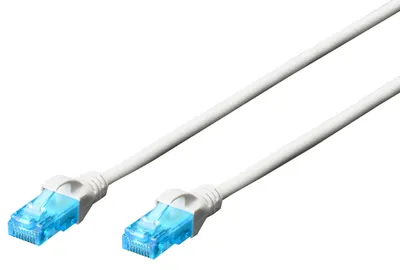 Image de DIGITUS DK-1512-005/G DIGITUS Patchcable Cat. 5e, U/UTP, 0,5 m, gris