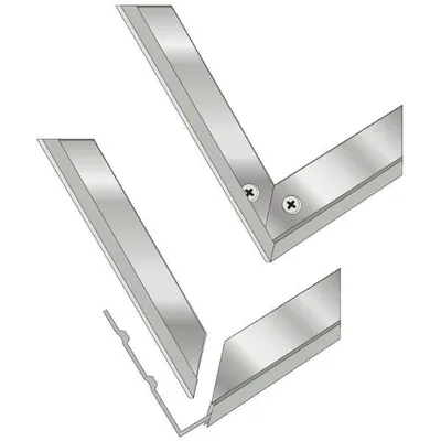 Produktbild von Alu Winkelrahmen zu Bürstenprofilmatte 800x500
