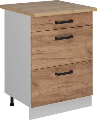 Immagine prodotto di Mobiletto base per cucina Vicco R-Line Rovere dorato 60 cm PL Rovere, Model 52266