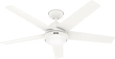 Obrázek produktu pro Venkovní stropní ventilátor s LED osvětlením a dálkovým ovládáním Marina White 132 cm