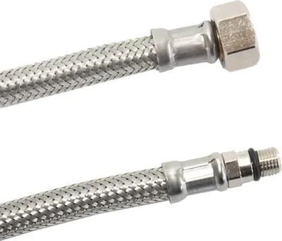 Immagine prodotto di Tubo Flessibile Inox DN8, M10, 3/8", 1000mm, DVGW per Acqua Potabile